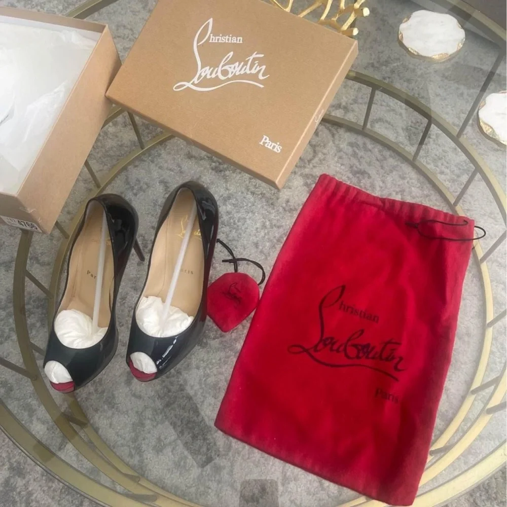 Louboutin NEW VERY PRIVE 120 PATENT NTW - RELISTED - Picture 7 of 14